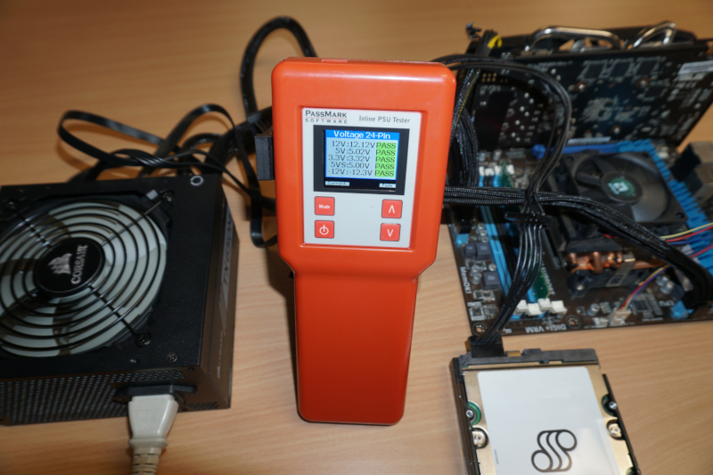 PSU Tester in Action